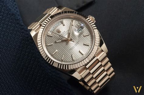 rolex day date 40 everose|Rolex datejust everose gold price.